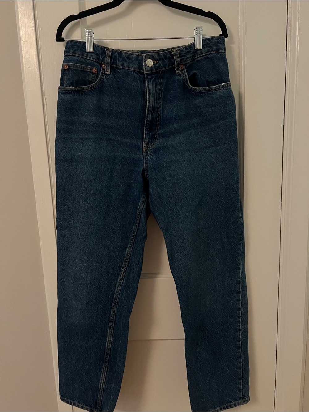 Mango Mom Jean Dark Wash